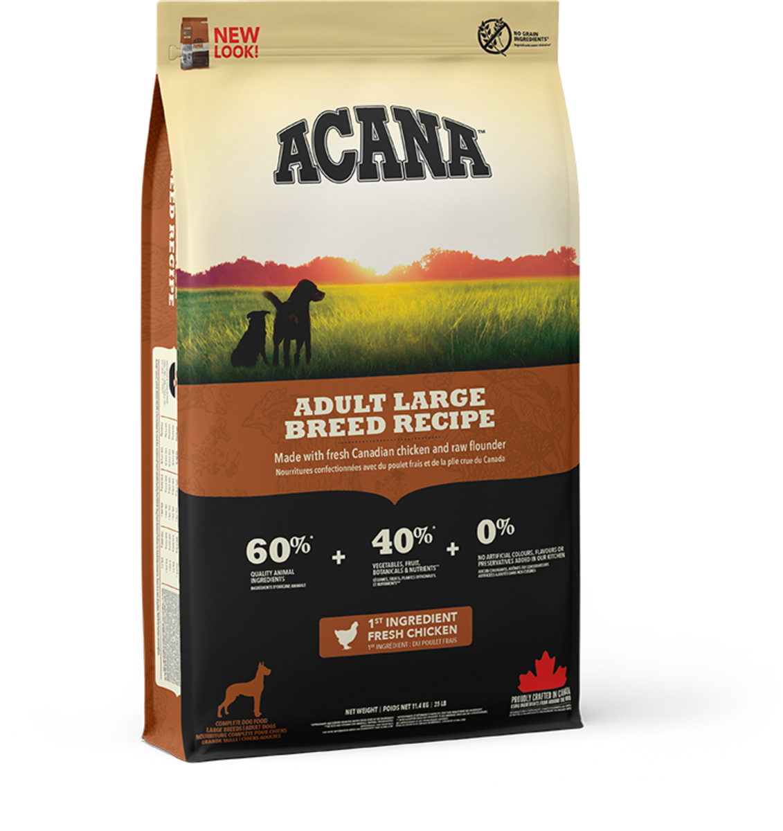 Acana Heritage Grain Free Adult Large Breed Dry Dog Food - 11.4kg