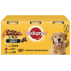 Pedigree Country Casseroles in Gravy Wet Dog Food Cans - 6 x 400g